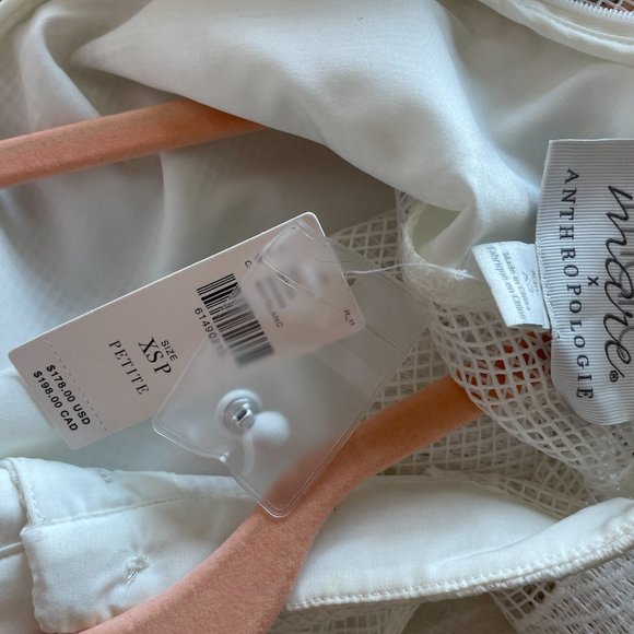 NEW WITH TAGS Anthropologie xx Mare Mare Sabine Embroidered Mini Dress - Picture 6 of 6